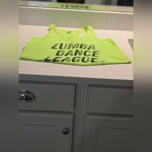 Zumba Fitness Neon Yellow Mesh Tank Top - Zumba Dance League